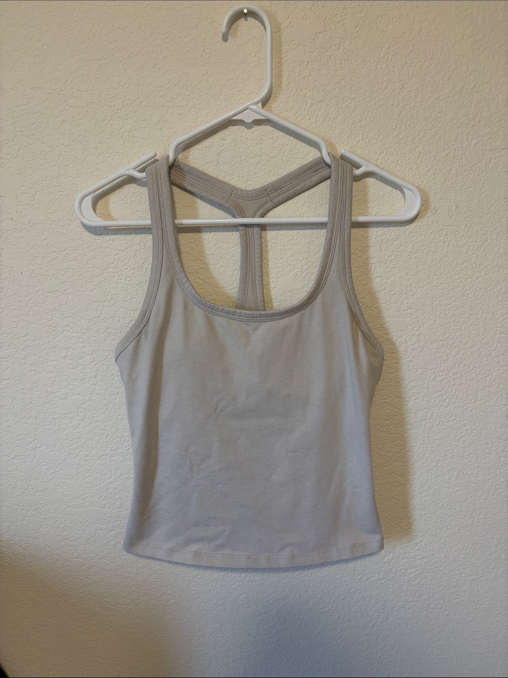 Prana Light Gray Racerback Tank - Scoop Neck Active Top NWOT